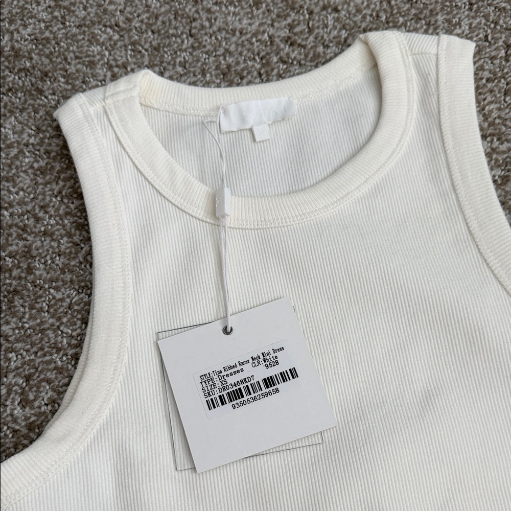 Meshki Cream Ribbed Mini
Dress - Picture 3 of 4